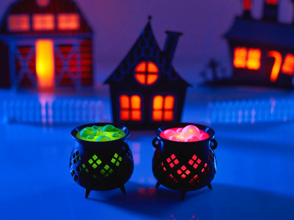 Witch's Cauldron Tea Light 3D printed