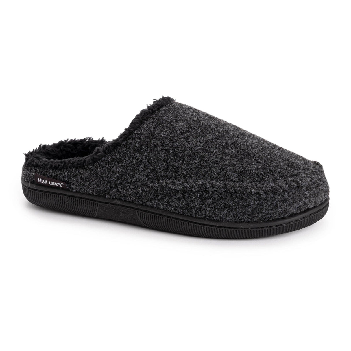 Muk Luks Men's Faux Wool Clog Slippers