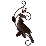 12" Iron Cardinal Plaque