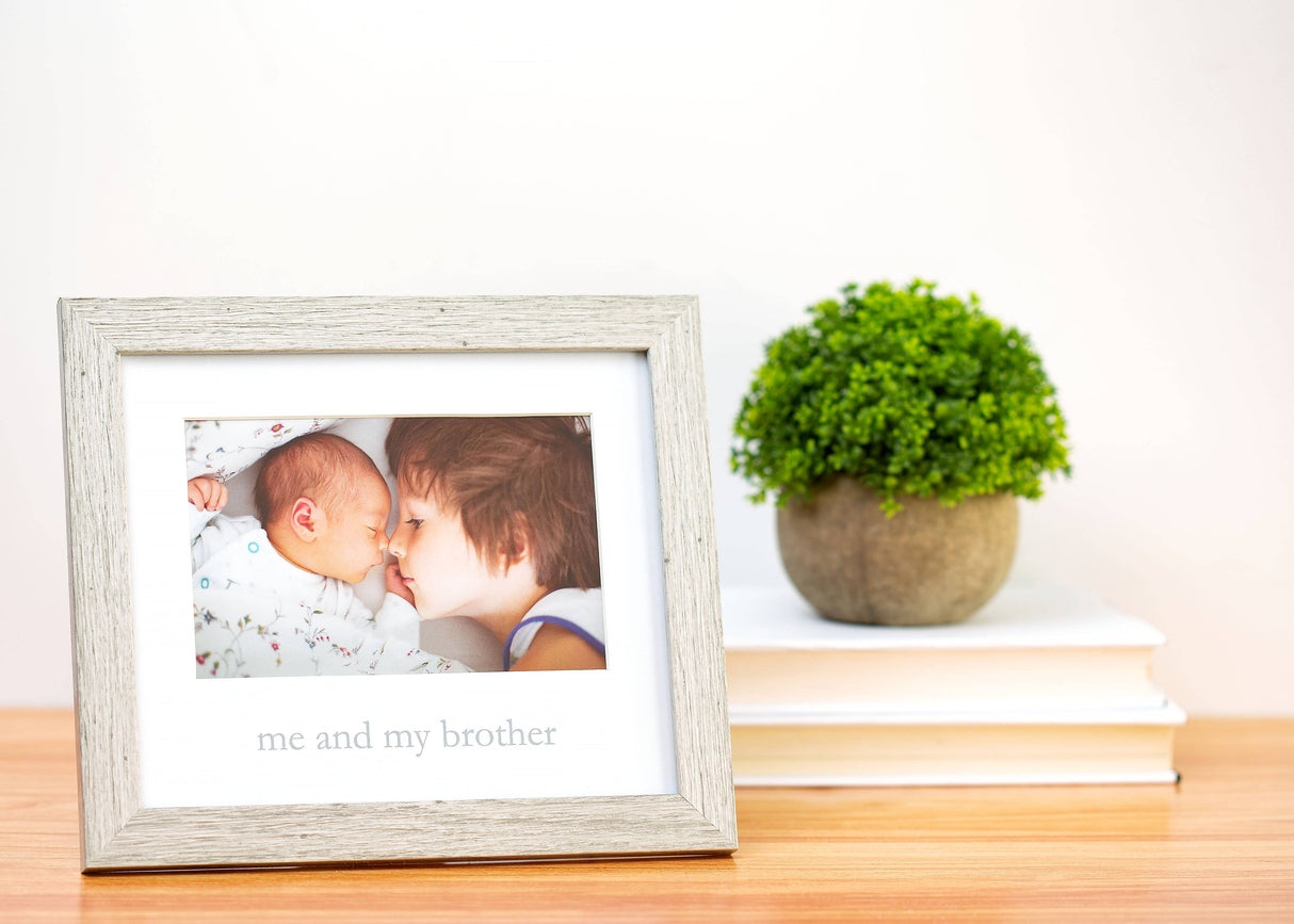 Rustic Me & My Brother Picture Frame