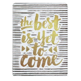 The Best Is Yet To Come Embossed Metal Magnet