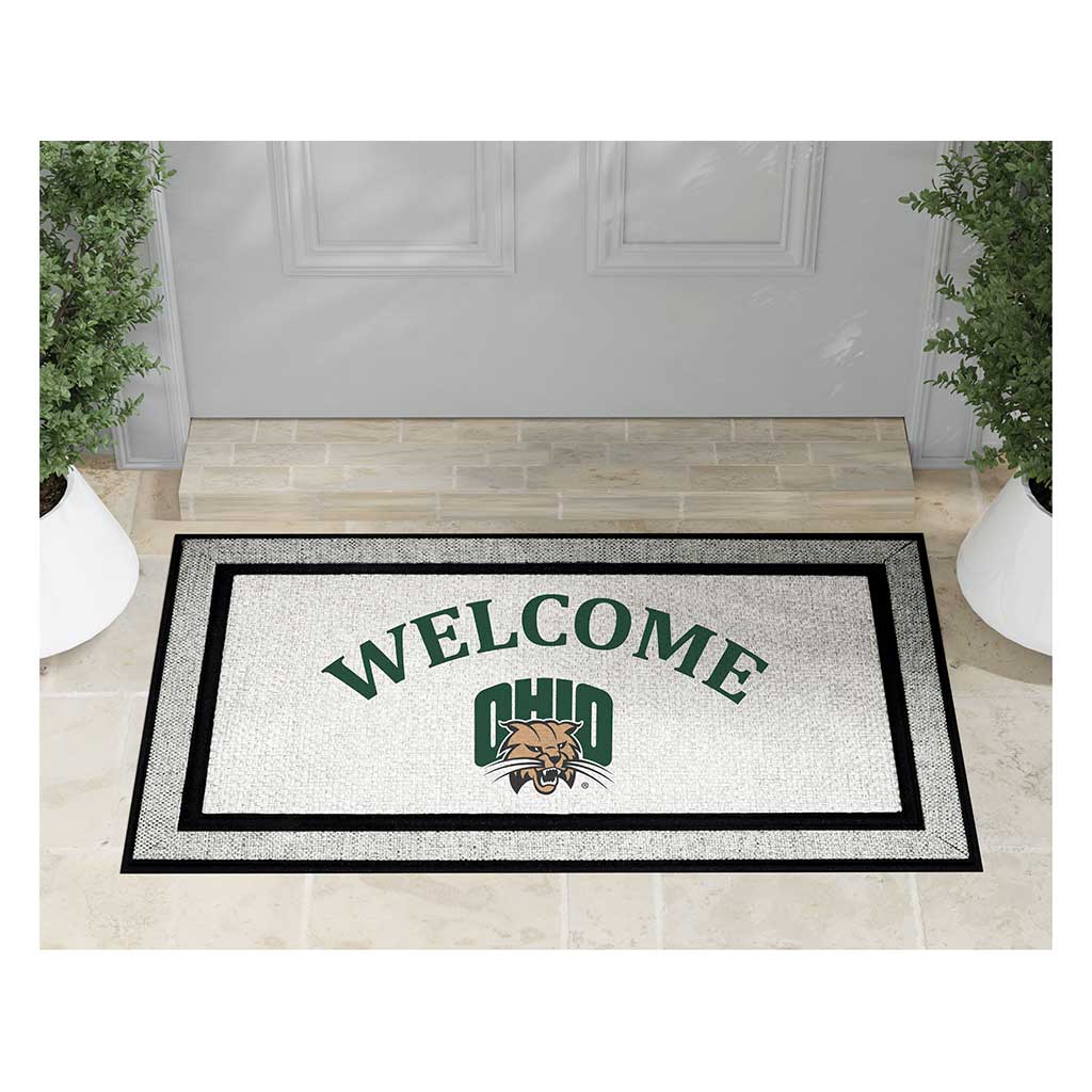 18x30 Gray Ohio Bobcats Welcome Doormat