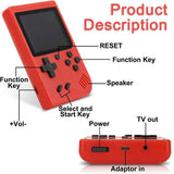 400-In-1 Handheld Game Boy Game Console with 2 Player Controller & TV Connection