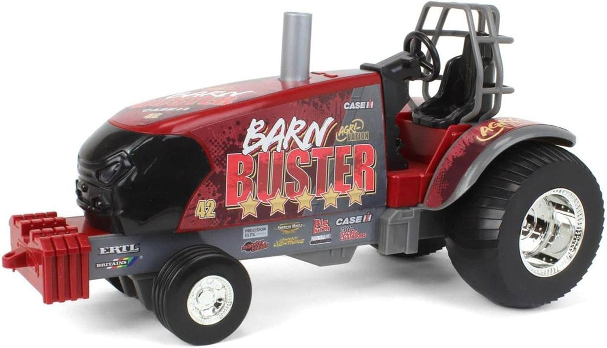 TOMY ERTL 1/16 Big Farm Case IH Barn Buster Pulling Tractor