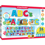 ABC's - Educational 4-Pack Puzzles