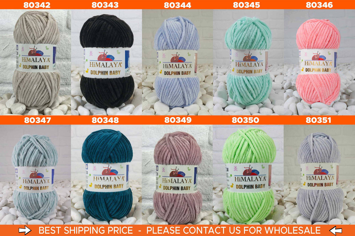 Himalaya Dolphin Baby | Velvet Yarn | Plush Yarn | Knitting