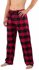Men Flannel Pajama Pant 39975 Red Buffalo Plaid