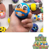12pk Anti Stress Character Squishy Bouncy Balls