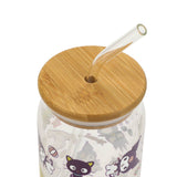 Hello Kitty & Friends 15 oz. Glass Bamboo Tumbler
