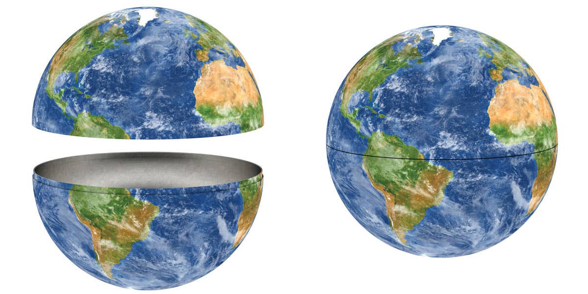 Planet Earth Tin Puzzle