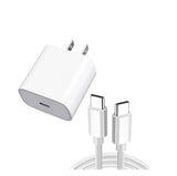 20W PD Combo with Type-C to Type-C Cable and PD Wall Charger