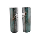 Philadelphia Football Team Grunge 20oz tumbler with straw