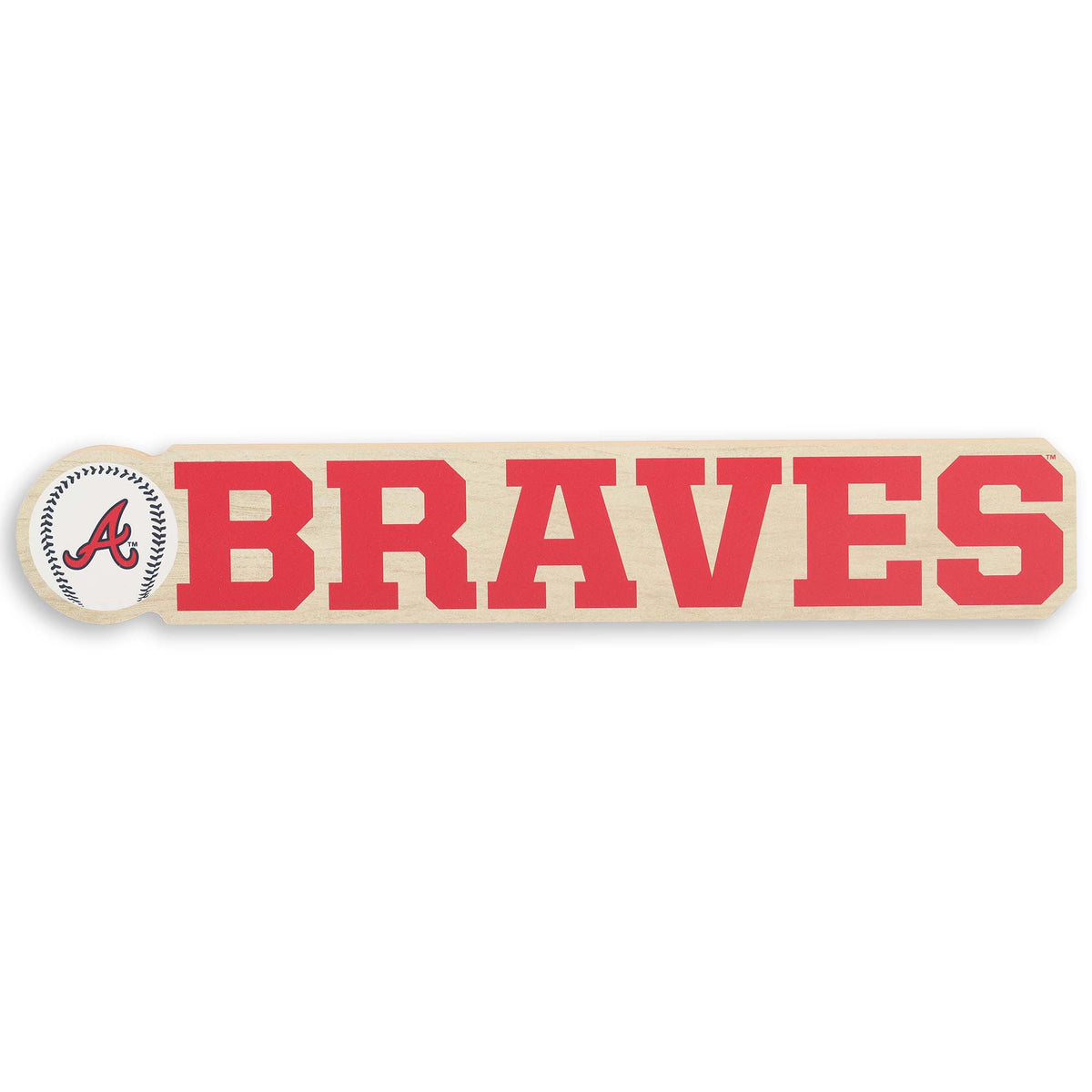 Atlanta Braves Team Spirit Logo Decor