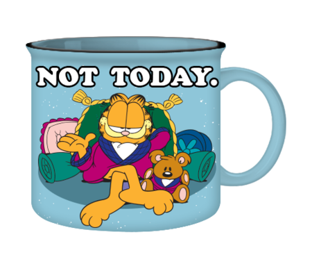 Garfield Not Today 20Oz Ceramic Camper Mug