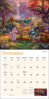 Disney Dreams Collection 2026 Mini Wall Calendar Thomas Kinkade