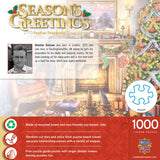 Season's Greetings - Festive Fireplace 1000 Piece Puzzle