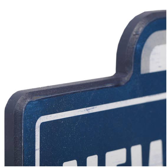 New York Yankees Black And White Baseball Home Plate Wall Decor