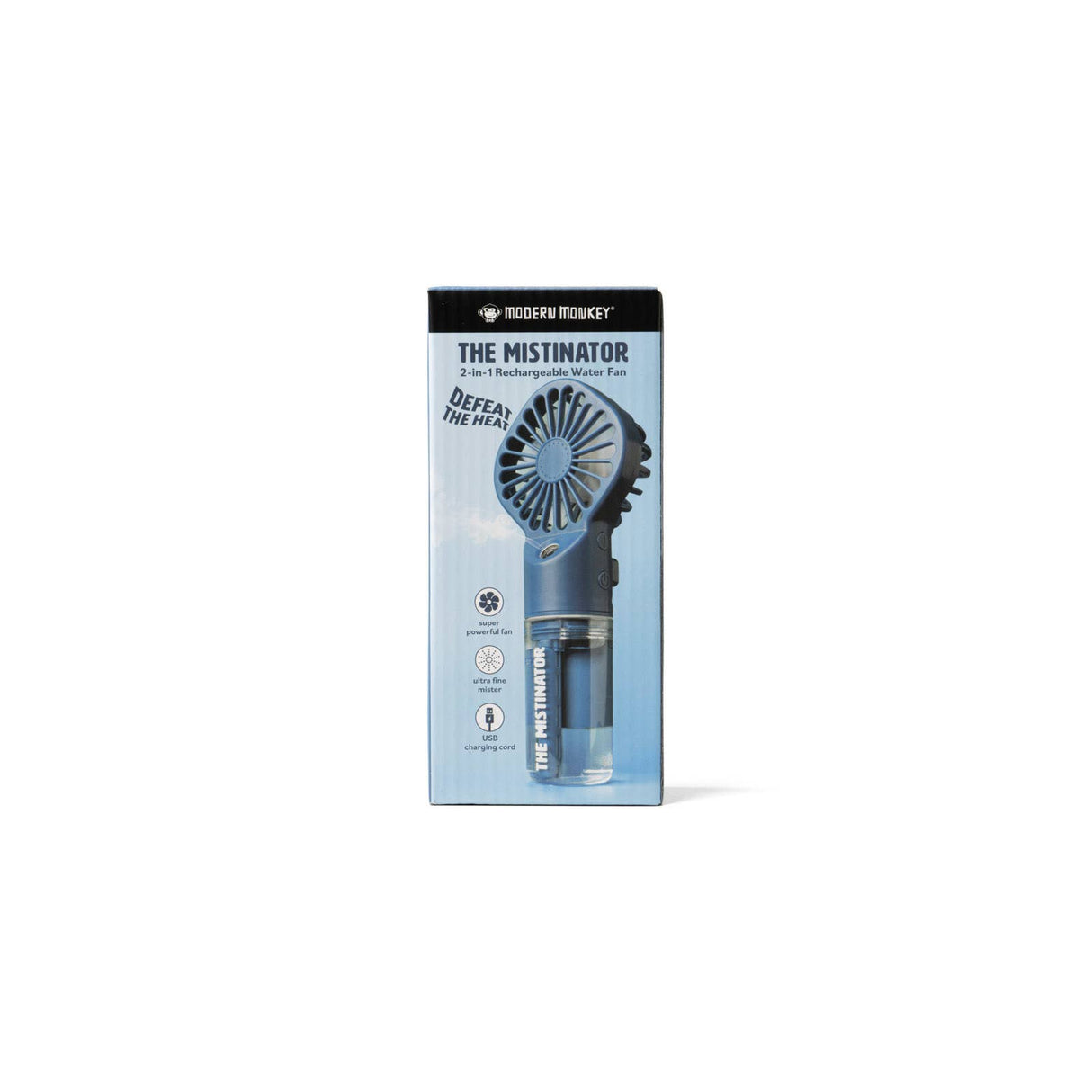 The Mistinator 2-in-1 Rechargeable Water Fan Modern Monkey