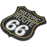 Route 66 Embossed Metal Magnet