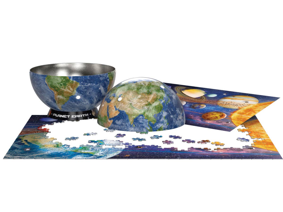Planet Earth Tin Puzzle