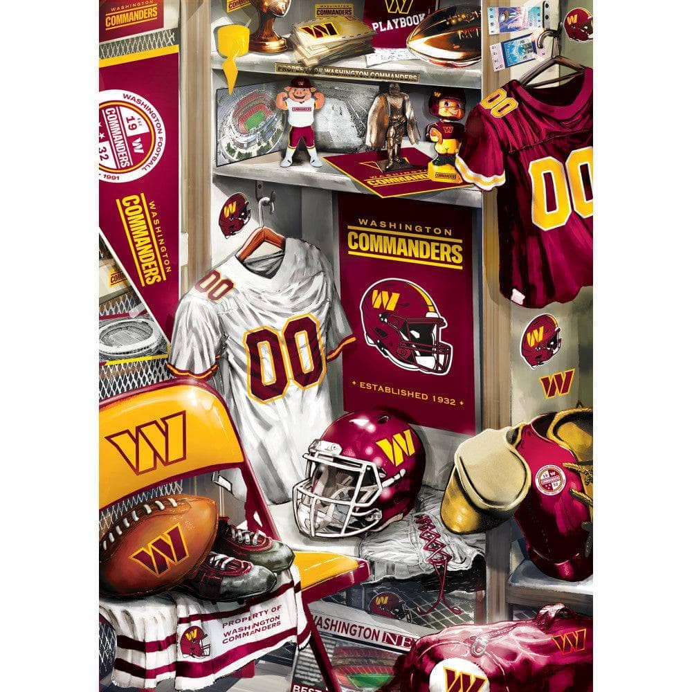 Washington Commanders - Locker Room 500 Piece Jigsaw Puzzle