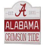 University of Alabama Bump Planked Wood Wall Decor