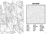 Marvel Word Search and Coloring Book