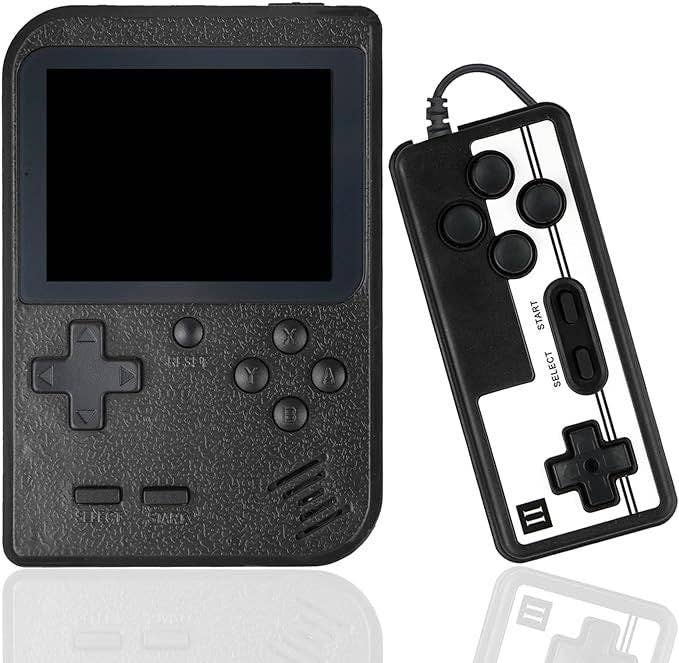 400-In-1 Handheld Game Boy Game Console with 2 Player Controller & TV Connection