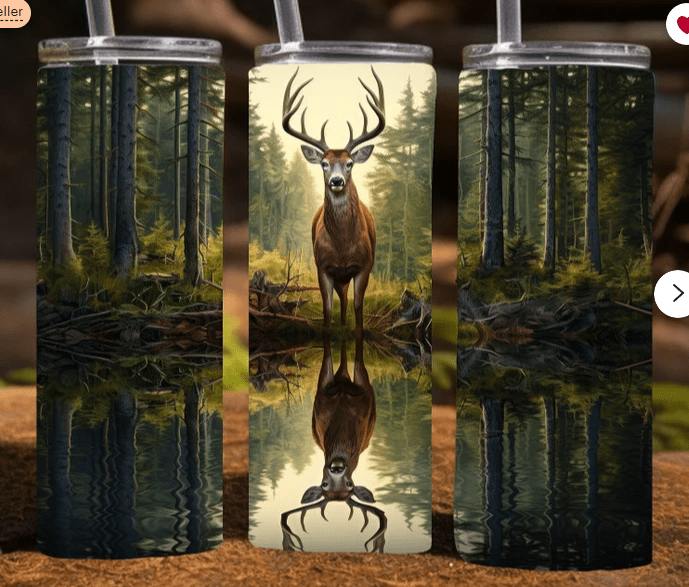 Buck Reflection Edition 20oz Tumbler (with Straw)