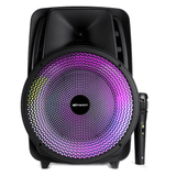 Emerson Portable 8" Bluetooth Party Speaker w Disco Light