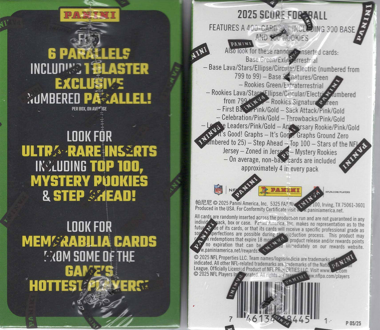 2025 Panini SCORE NFL Football 90ct. Blaster Box