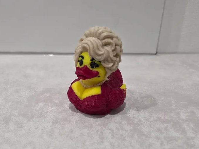 Dolly Parton Duck 3D printed
