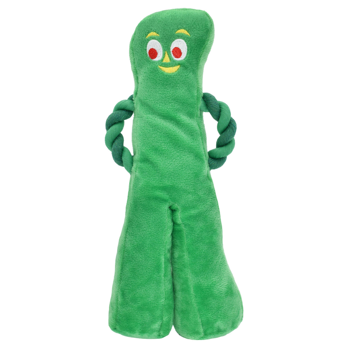 Multipet Gumby w/ Rope Arms Dog Plush Toy 10"