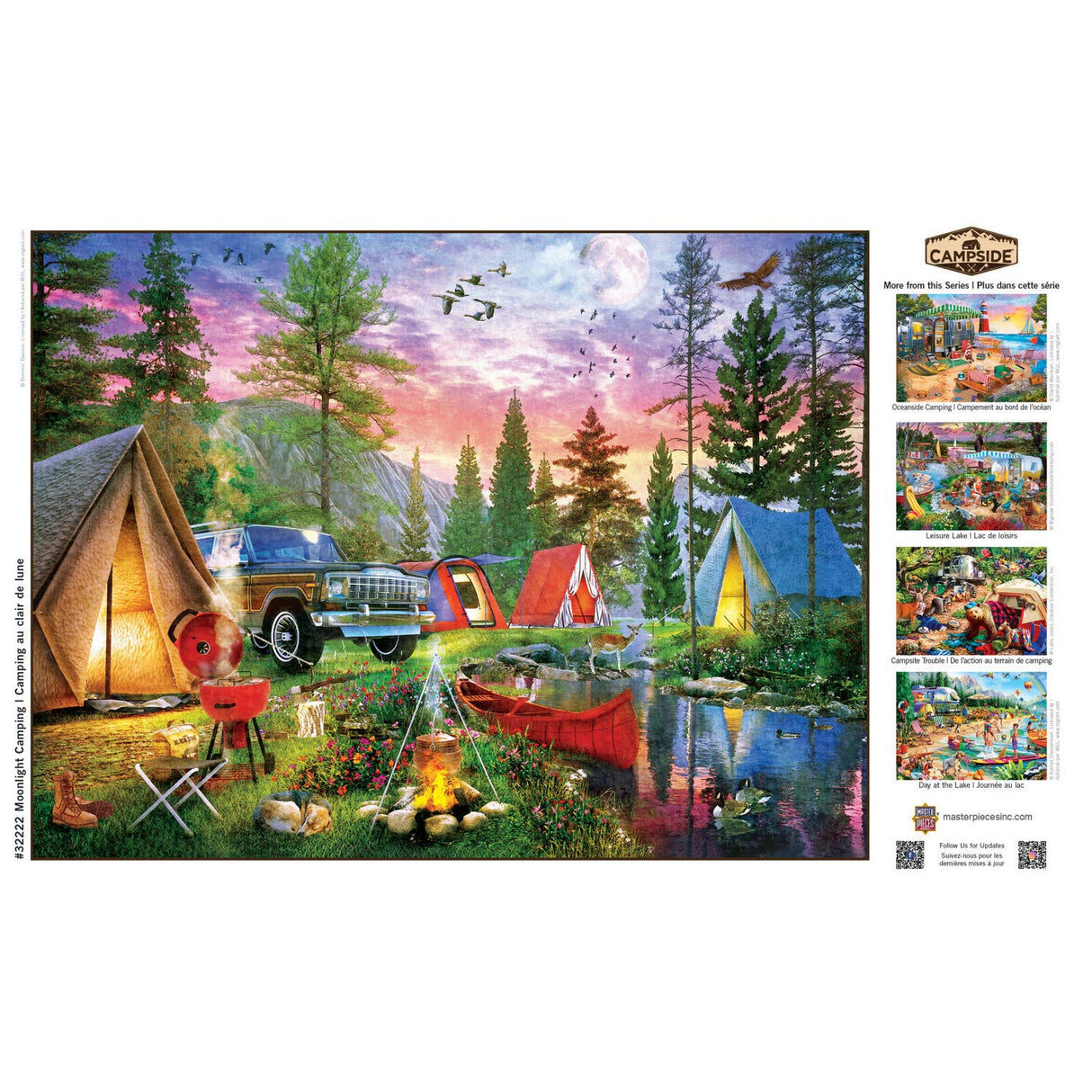 Campside - Moonlight Camping 300 Piece EZ Grip Puzzle