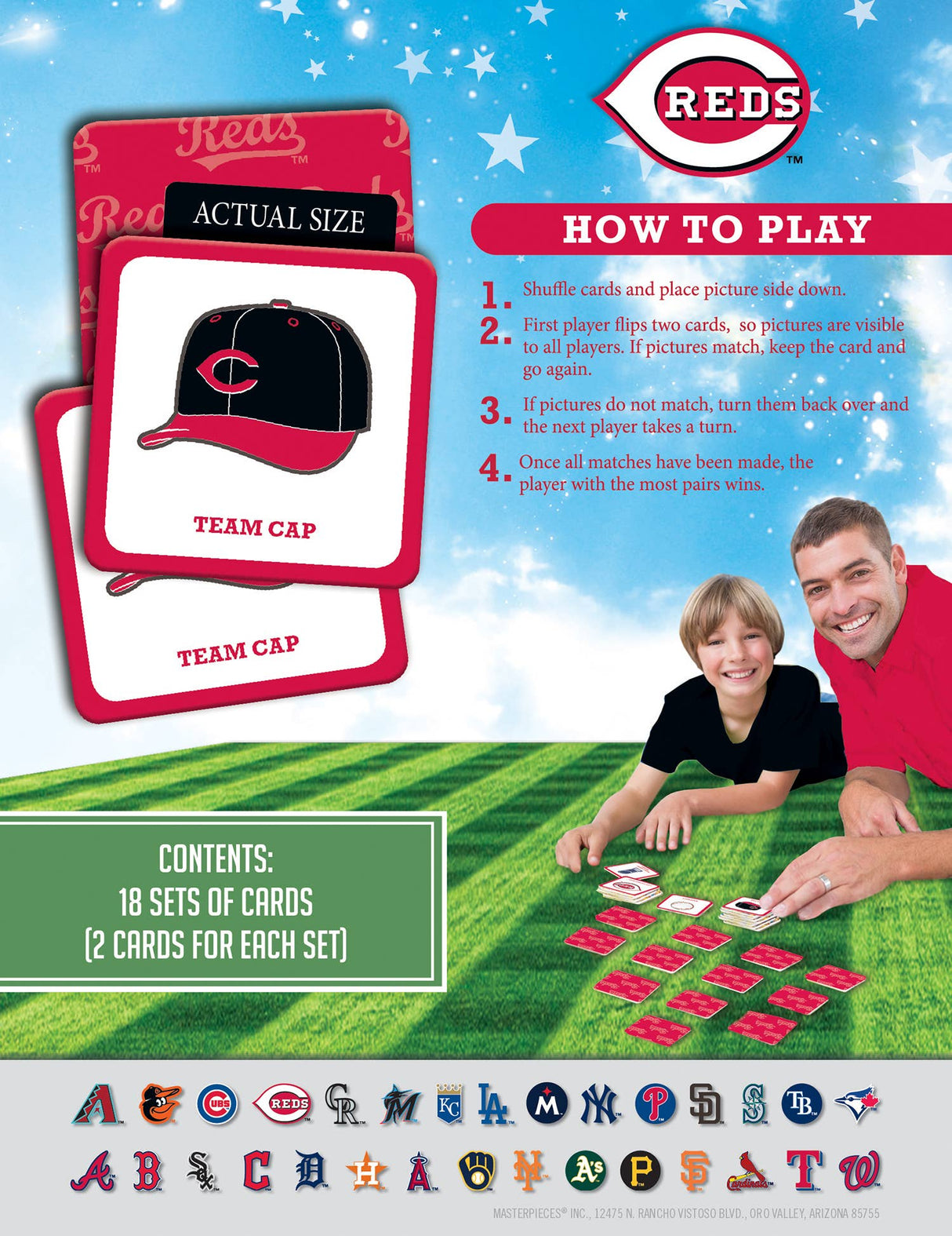 Cincinnati Reds Matching Game