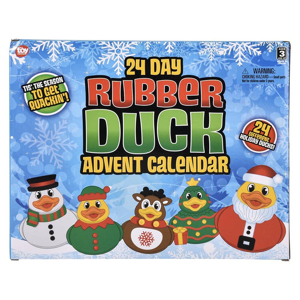 24 DAY RUBBER DUCKY CHRISTMAS ADVENT CALENDAR