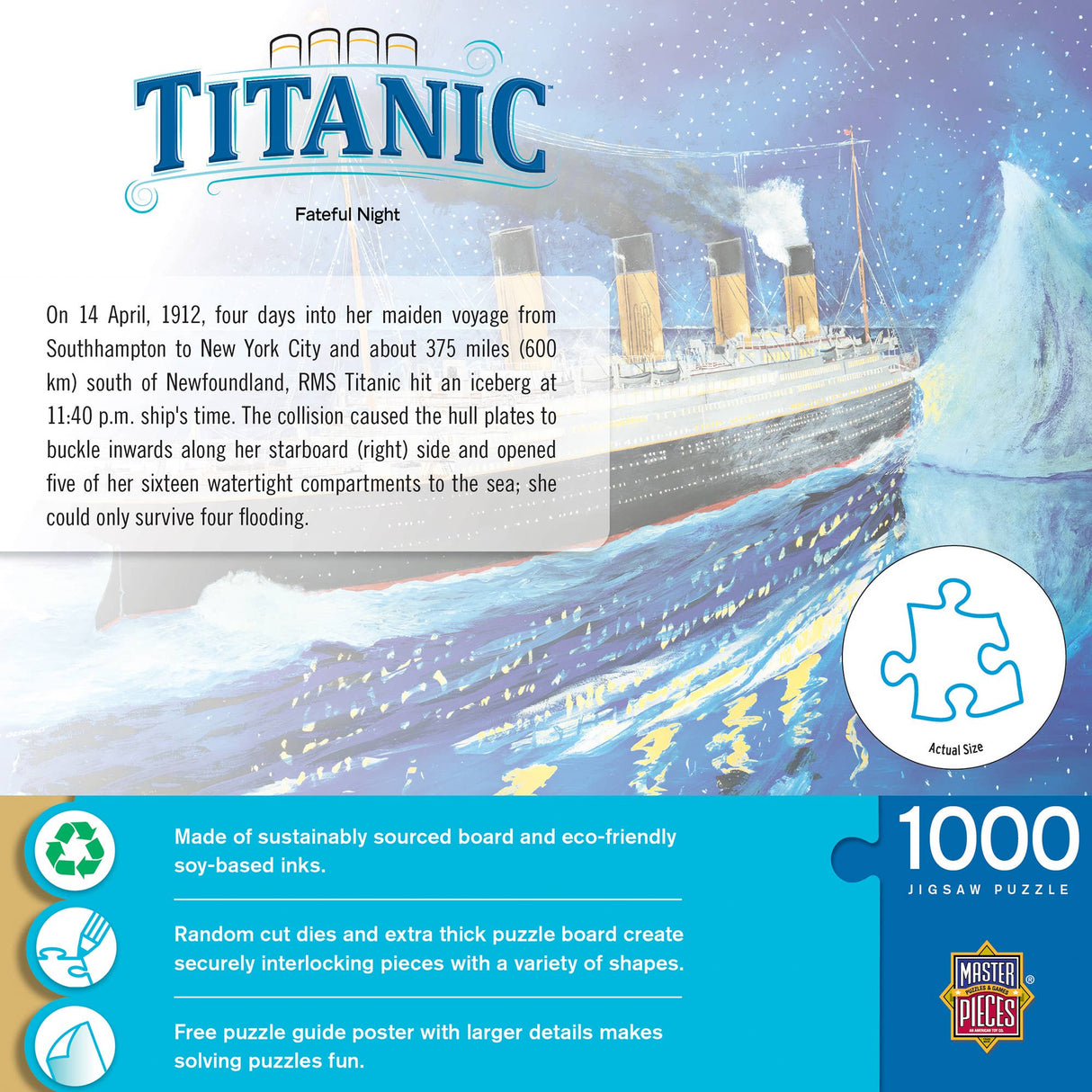 Titanic - Fateful Night 1000 Piece Puzzle