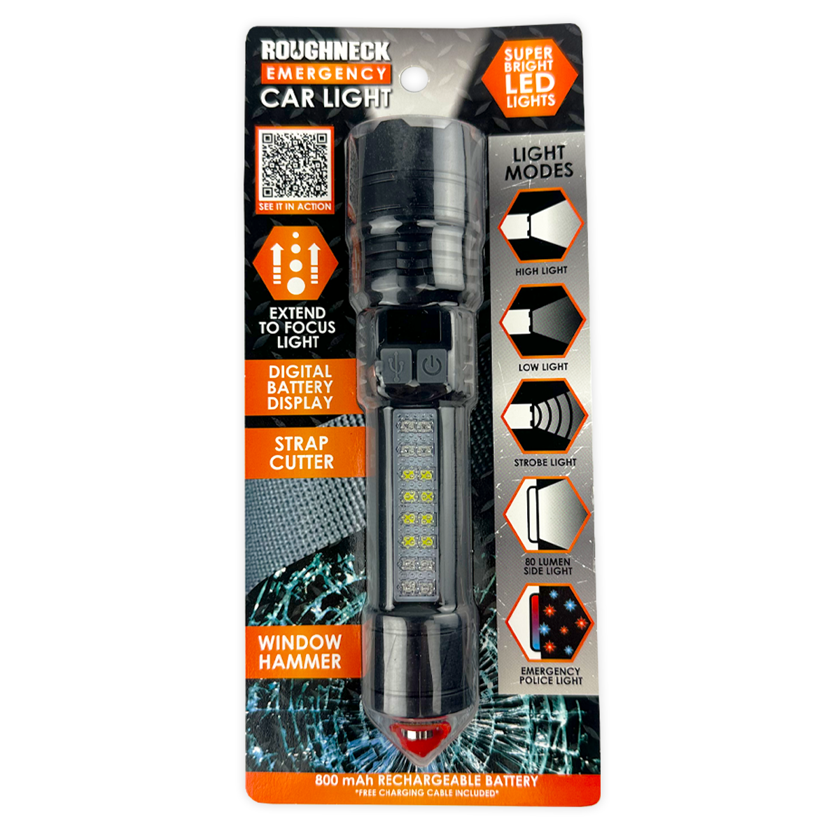 Roughneck Emergency Car LED Light Multi Tool