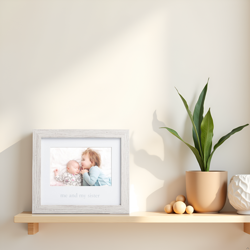 Rustic Me & My Sister Picture Frame