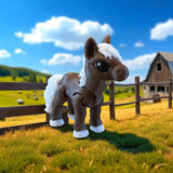 Lilly Brown Horse Mini 3D Printed Animal