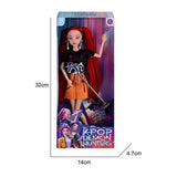 Kpop Demon Hunters Huntrix Character Figure Doll w/microphone