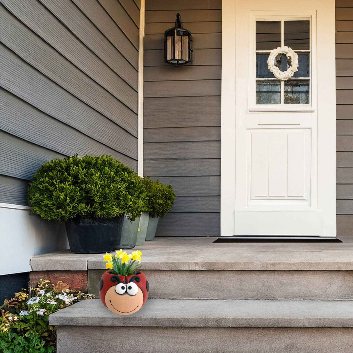 5" Lady Bug Planter