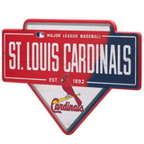 St. Louis Cardinals Baseball Home Plate Wood Wall Decor