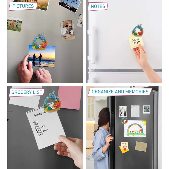 Resin Magnet - Sand Reef - Sea Turtle