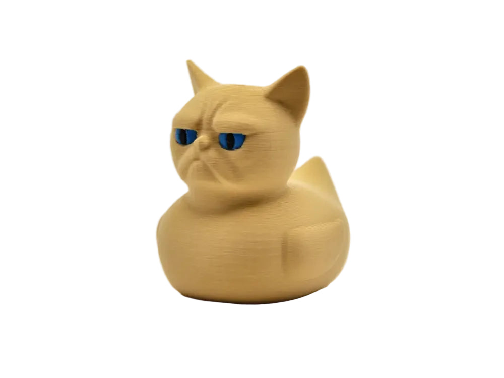 Grumpy Cat Duck 3D Printed