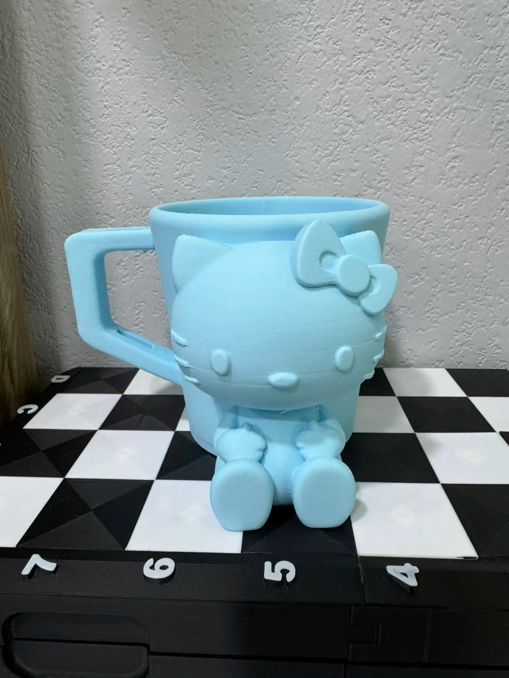 Hello Kitty Ice Cream Pint Holder 3D printed