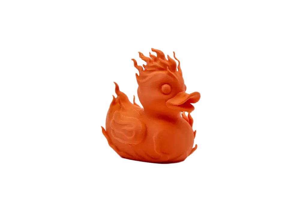 The Human Torch Duck 3D Printed