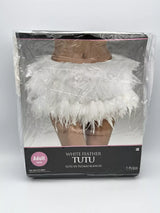 White Feather Deluxe Women's Adult Costume Tutu One Size Fits Most
