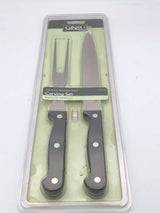 Ginsu Carving Set 2 Piece Bakelite Handles Full Tang No Sharpening Dbl Edge NEW