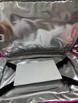 PINK Insulated Expandable Carrier Casserole Travel Rectangle Grab & Go Bag